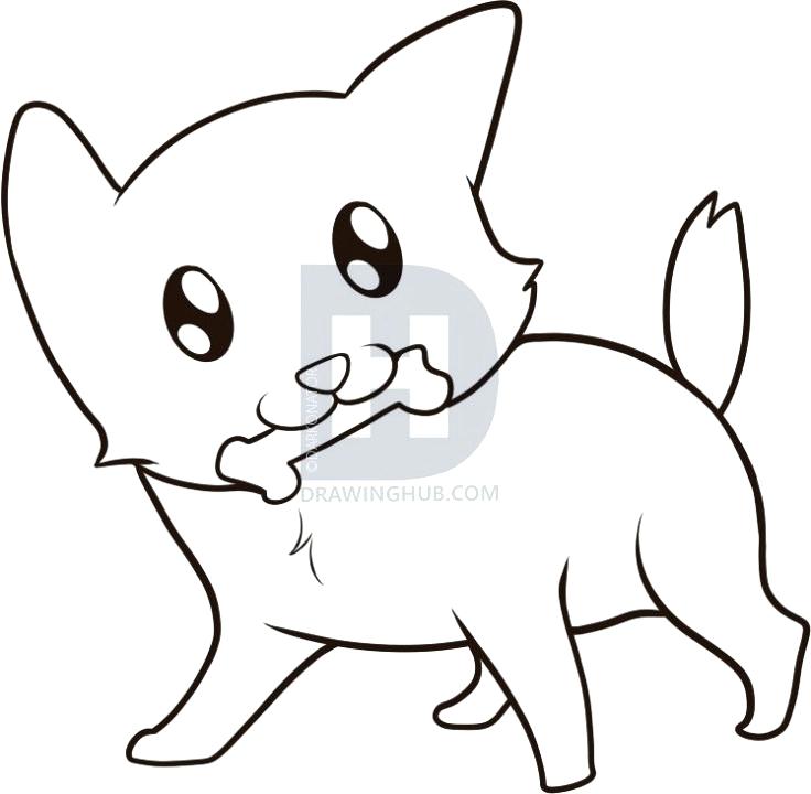 736x720 Fun To Draw Dog