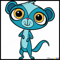 200x200 How To Draw Littlest Pet Shop Cartoon Characters Drawing