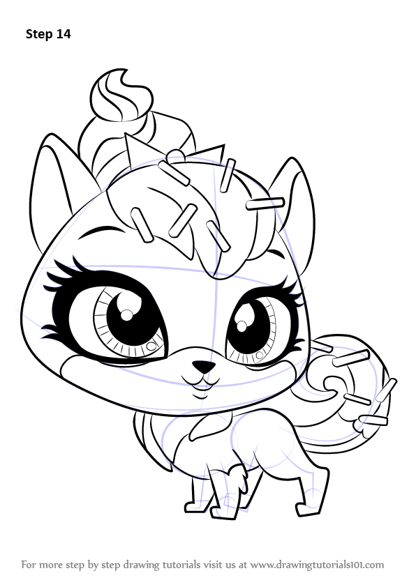 596x842 Learn How To Draw Sugar Sprinkles From Littlest Pet Shop