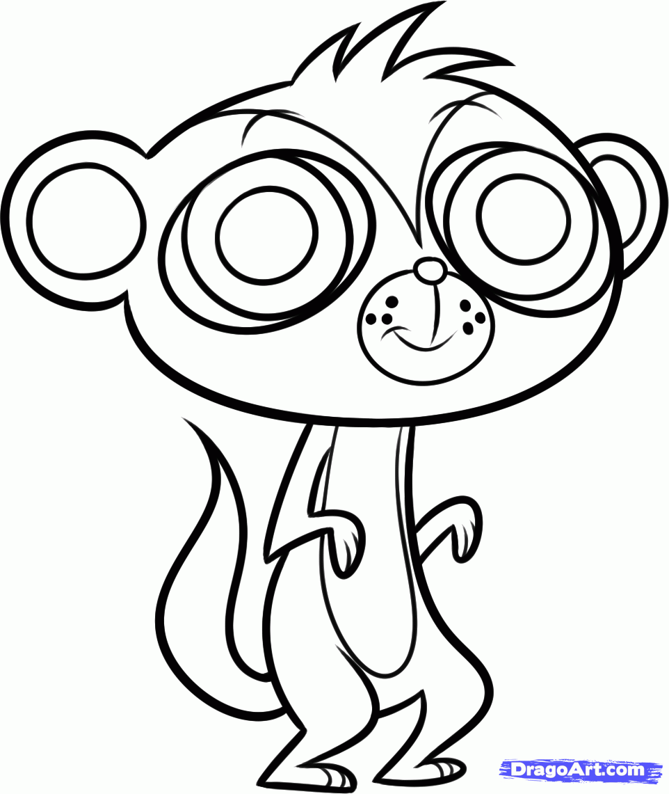 962x1141 Step How To Draw Sunil, Sunil From Littlest Pet Shop