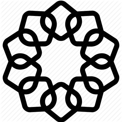 512x512 Drawing, Flower, Petal, Print, Printing, Ring, Technology Icon