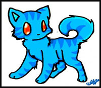 200x175 How To Draw Cartoon Cats And Kittens Realistic Felines Drawing