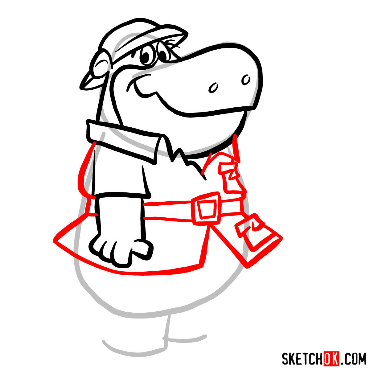 1200x1200 How To Draw Peter Potamus