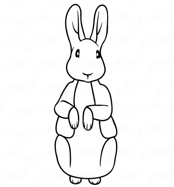 700x753 How To Draw Peter Rabbit Step