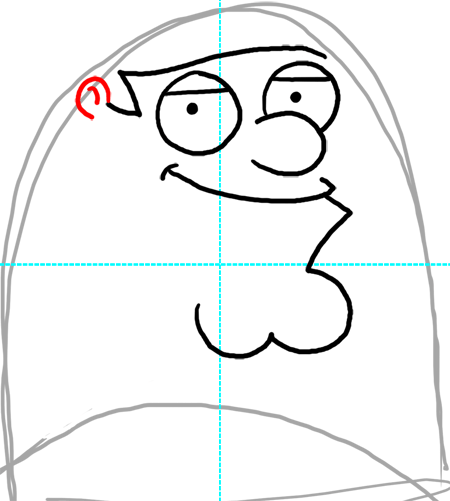 450x501 How To Draw Peter Griffin From Family Guy Step