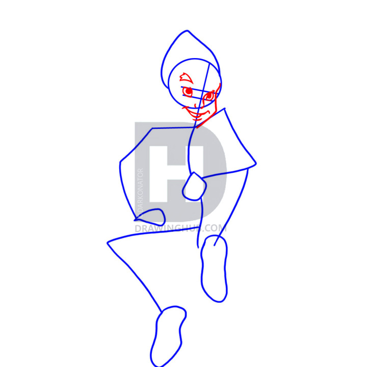 720x720 How To Draw Peter Pan, Step