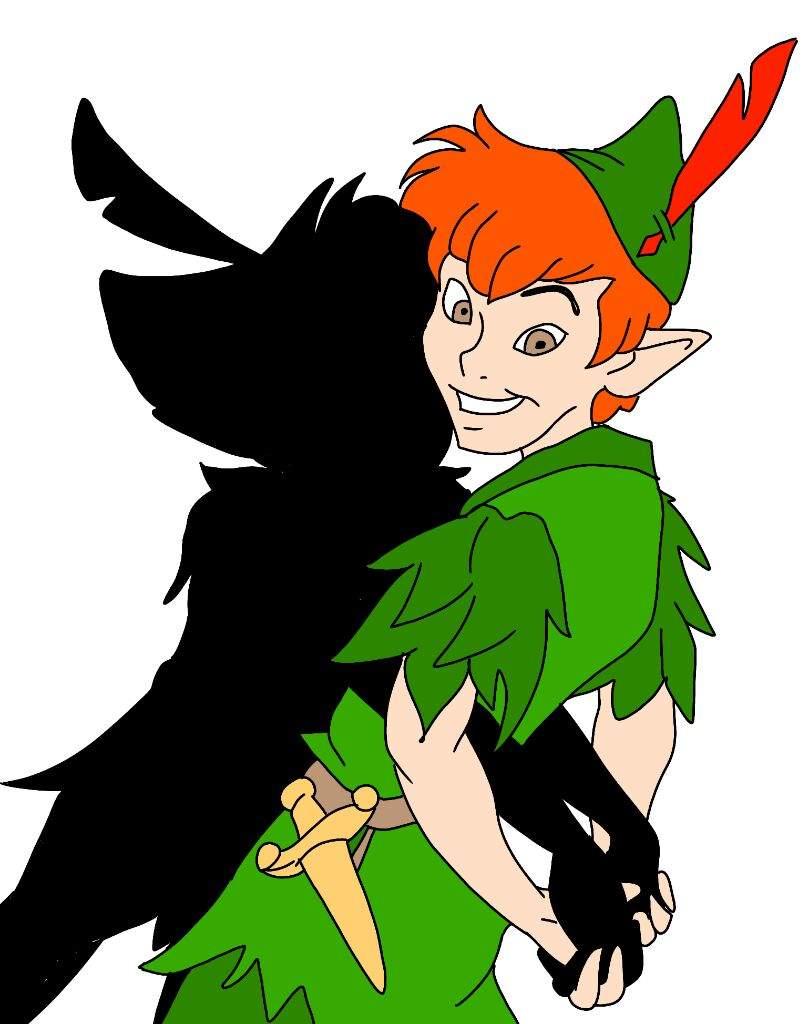 807x1024 Peter Pan And Hsi Shadow Drawing Disney Amino