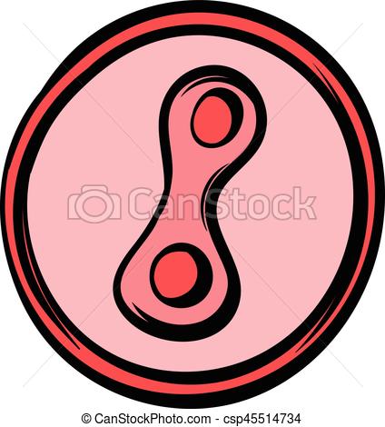 424x470 Cells Or Eggs In A Lab Petri Dish Icon N In Cartoon Style