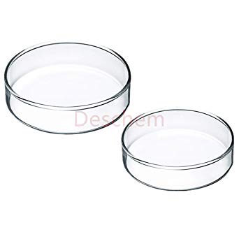 342x342 deschem glass petri dish culture plate wcover lab glassware