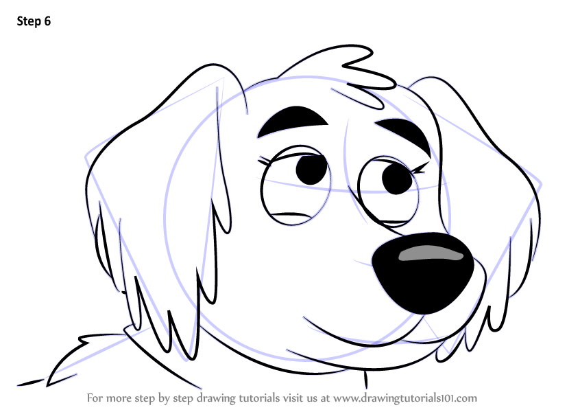 846x600 learn how to draw miss petunia from pound puppies