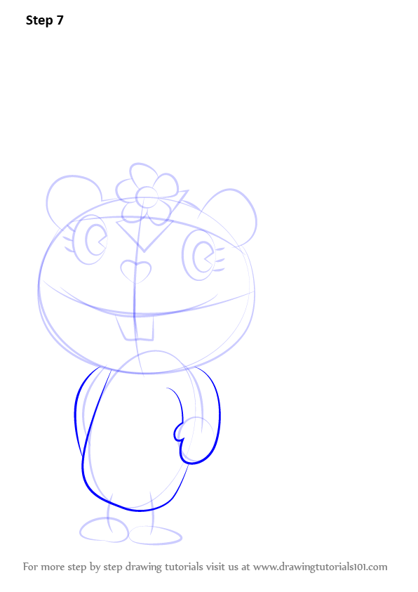 596x843 learn how to draw petunia from happy tree friends