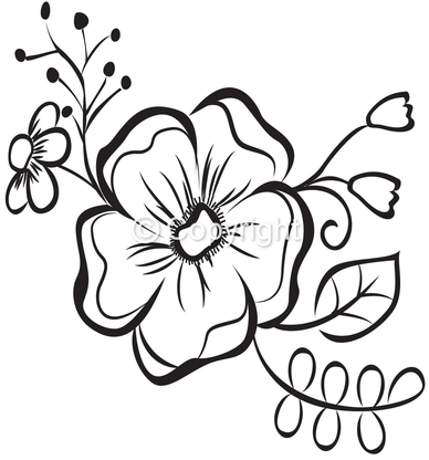 Petunia Drawing | Free download on ClipArtMag