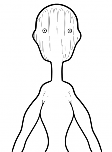 222x302 Drawing Printout How To Draw Phantom Puppet From Five Nights