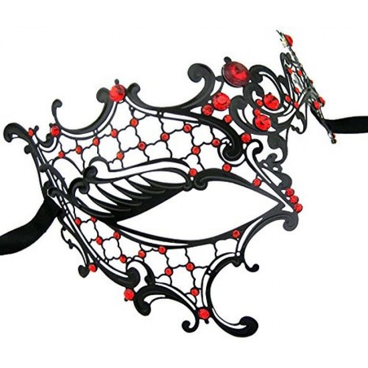 750x750 Buy Phantom Of The Opera Inspired Lady Half Face Mask Black