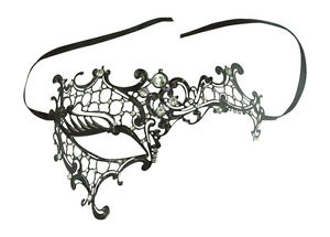 300x215 Phantom Of The Opera Metal Filigree Laser Cut Masquerade Mask W