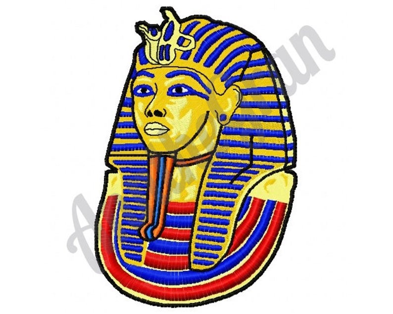 794x635 Egyptian Pharaoh Embroidery Design Machine Embroidery Design Etsy