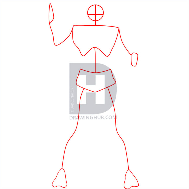 720x720 How To Draw A Pharaoh, Step