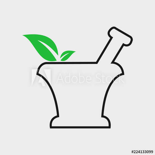 500x500 Pharmacy And Medicine Line Icon On Gray Background