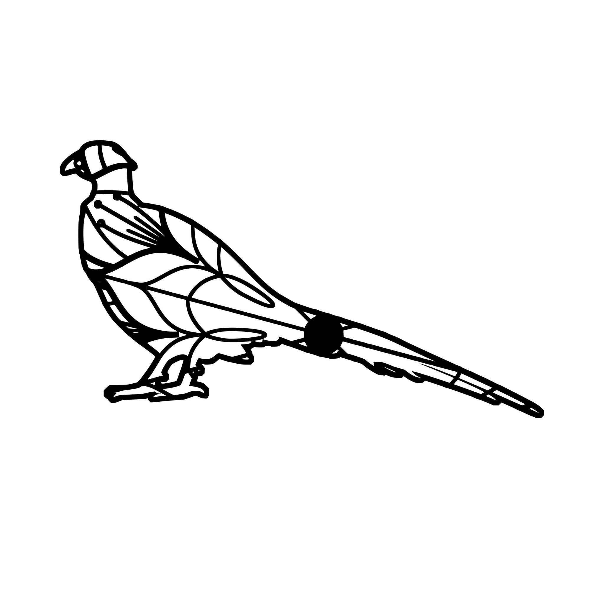 2048x2048 pheasant mandala