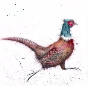 300x292 Wrendale Designs Framed Trio Of Pheasants John Norris