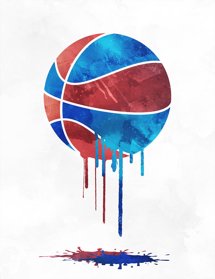 692x900 Philadelphia Dripping Water Colors Pixel Art Mixed Media