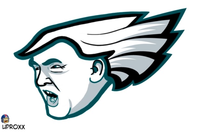 644x431 Is This Donald Trump Inspired Philadelphia Eagles Tattoo The Most