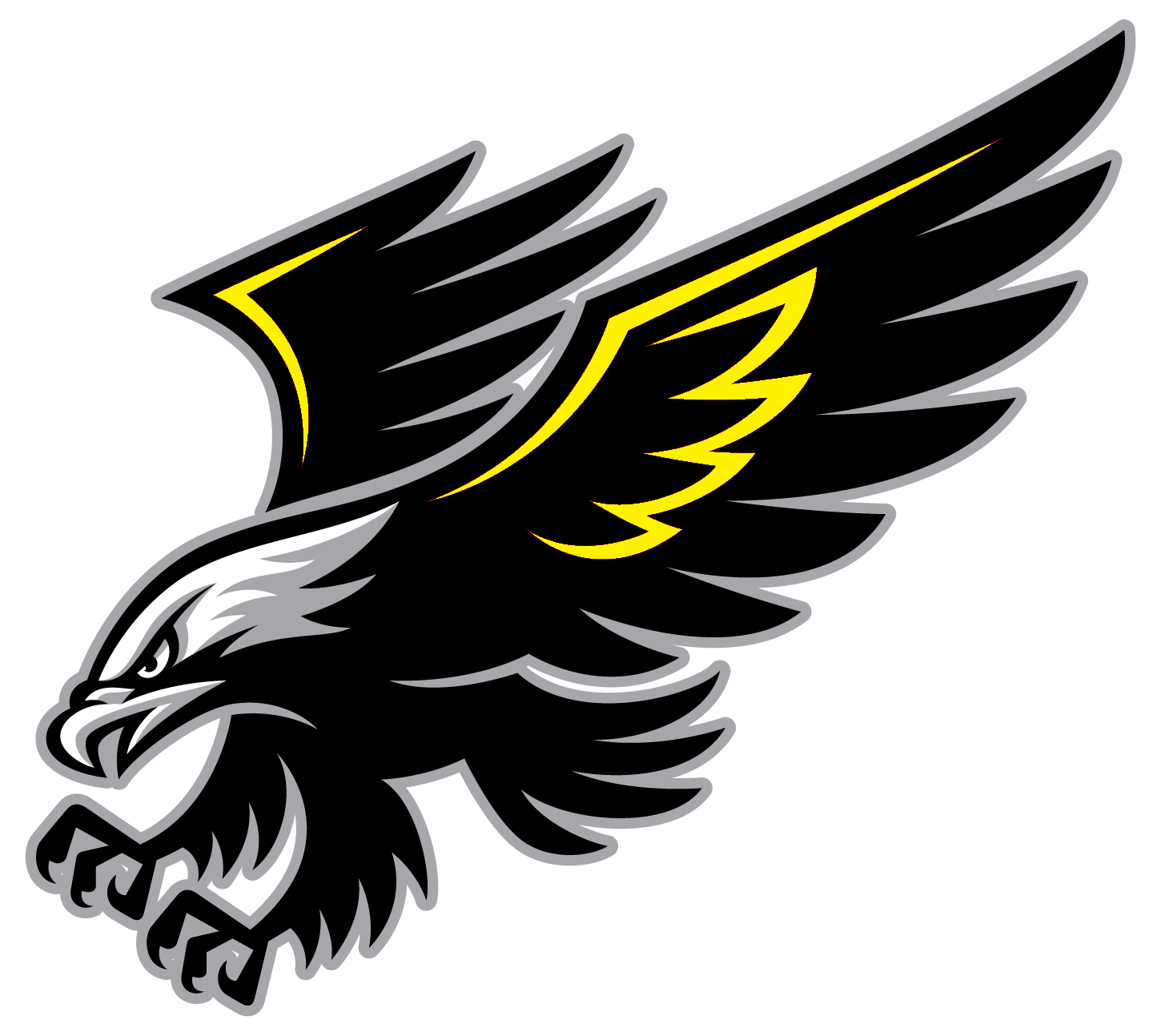 1450x1294 Hawks Falcons Logos Hawk Tattoo, Hawk