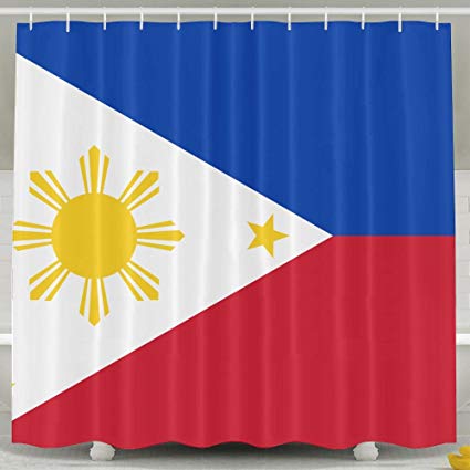 425x425 Shi Fu Flag Of The Philippines Crazy Bath Curtain