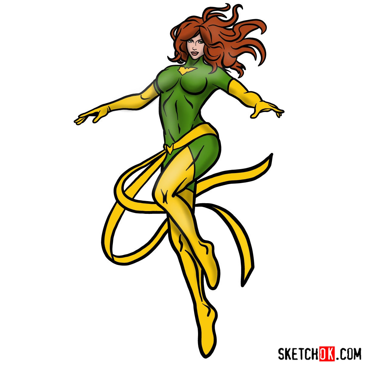 1200x1200 How To Draw Dark Phoenix