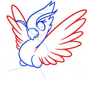 302x297 How To Draw How To Draw A Phoenix For Kids