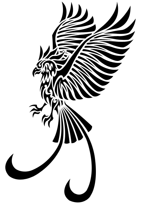 450x650 Phoenix Tattoo Drawing Pictures And Cliparts, Download Free