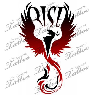 400x400 Tattoo, Phoenix, Drawing, Transparent Png Image Clipart Free