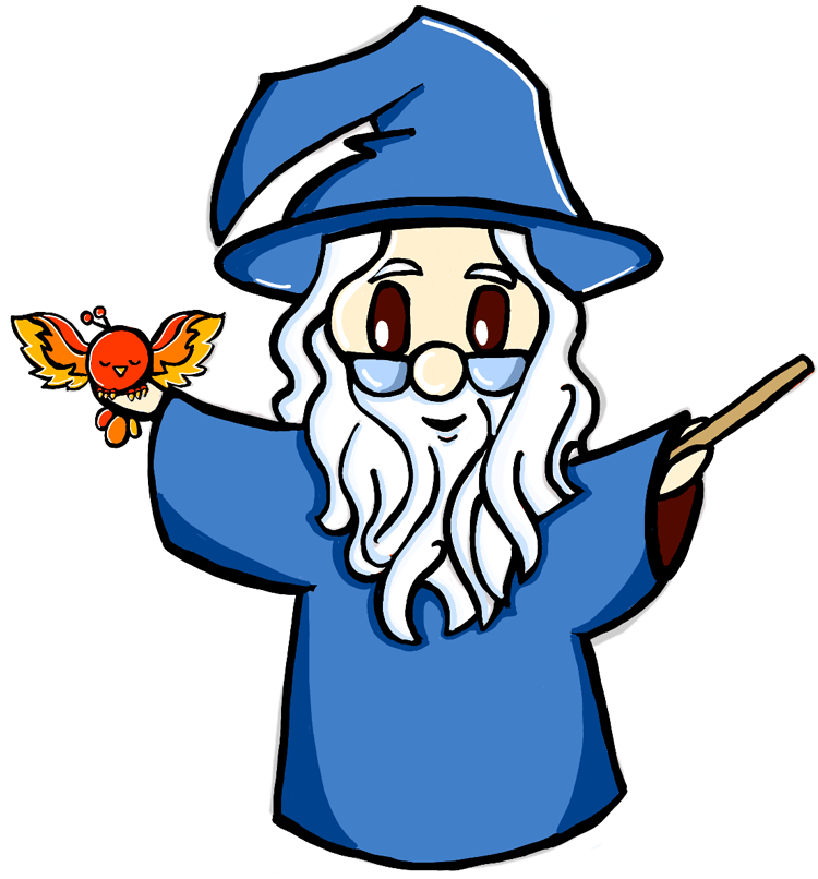 750x806 How To Draw Cute Chibi Dumbledore And Fawkes From Harry Potter