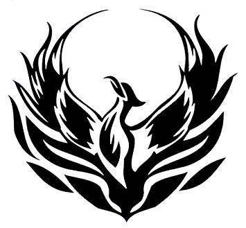 355x329 Phoenix Small In Choice Of Colours Vinyl Car Stickers Decals