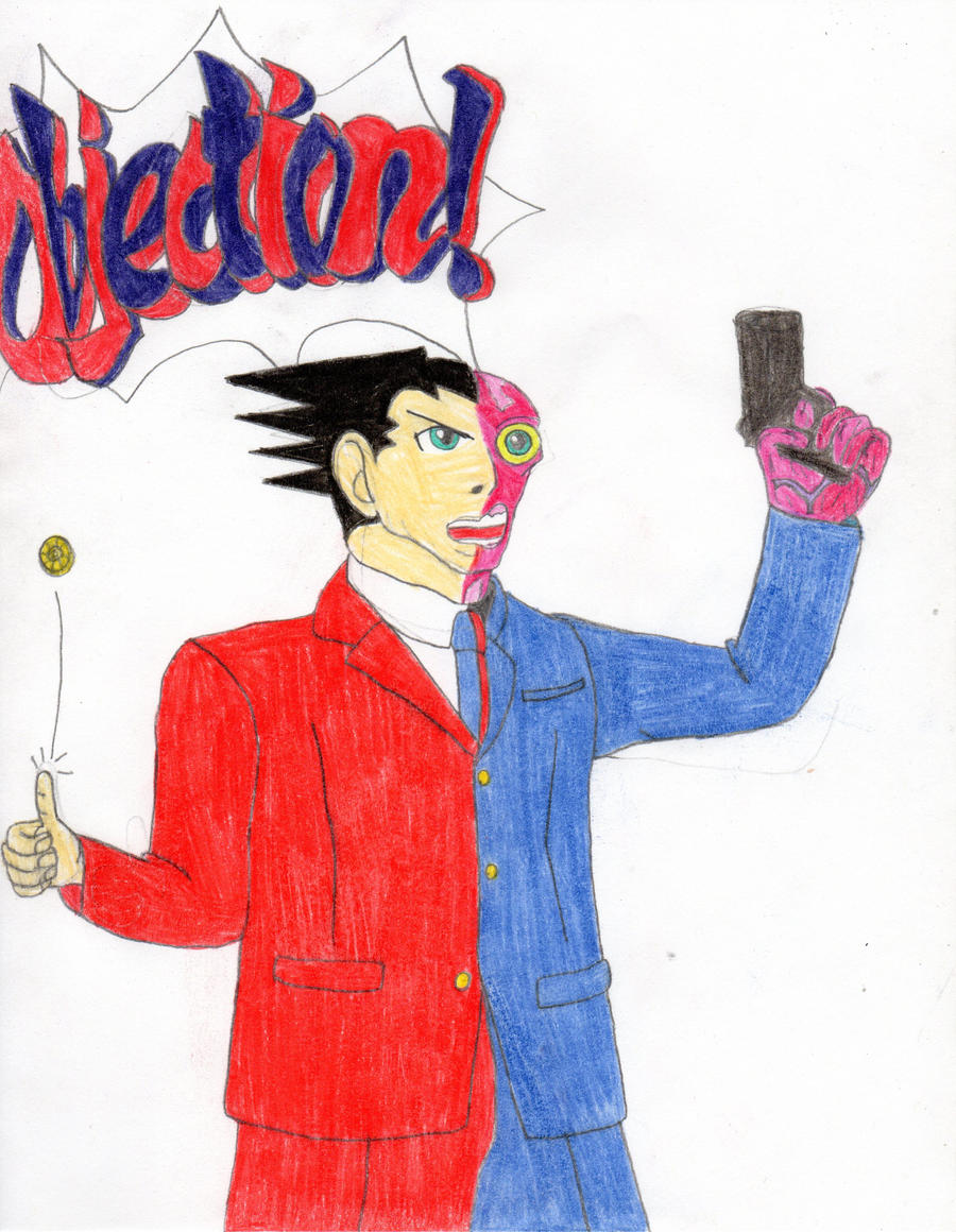 900x1160 Phoenix Wright Twoface Color