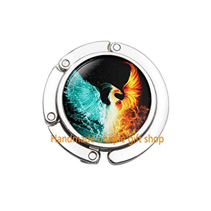 425x425 Fire And Water Purse Hook,firebird Jewelry, Phoenix