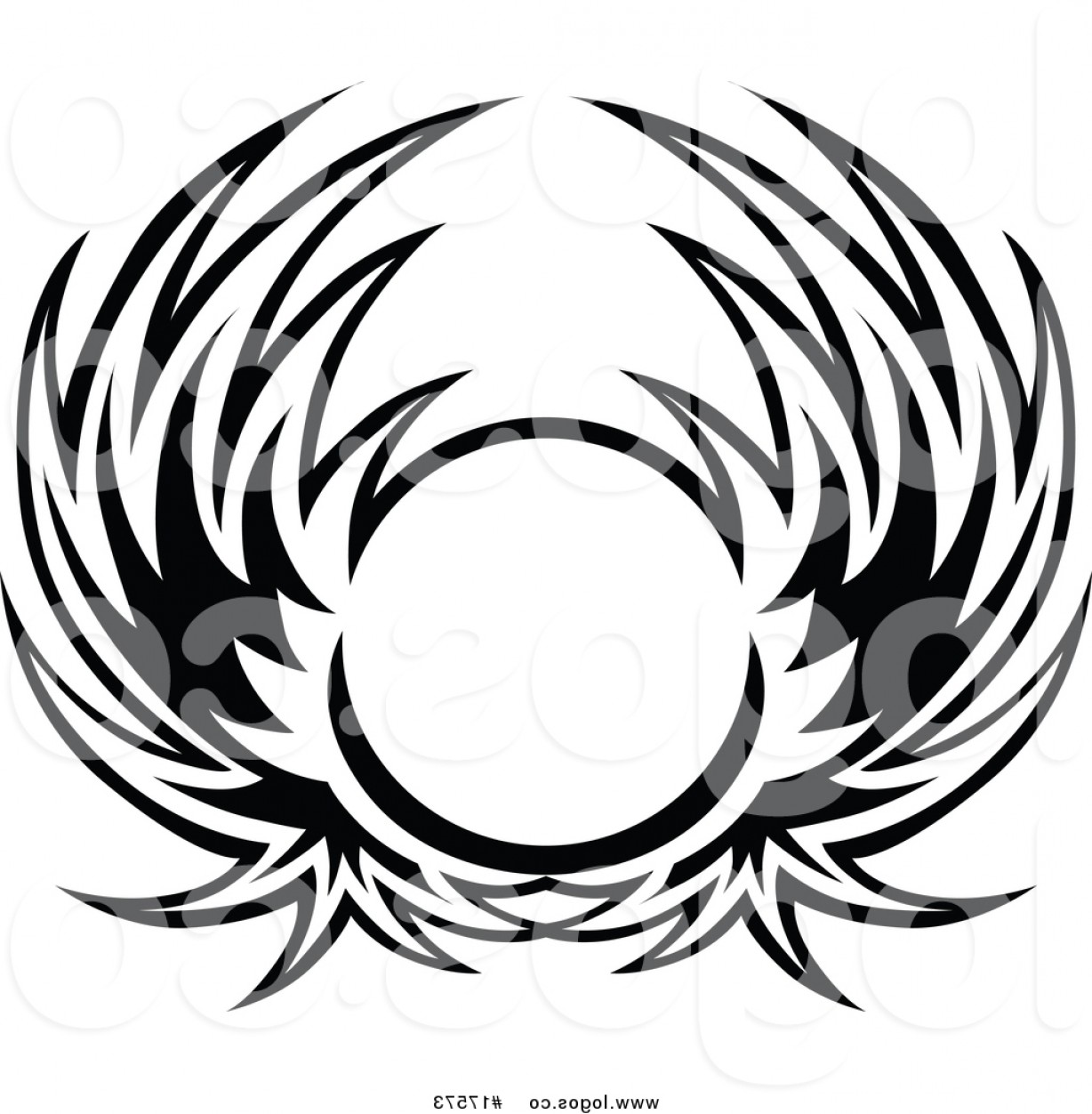1228x1252 High Resolution Vector Tribal Phoenix Hoodamathrun