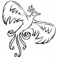200x200 Phoenix Tattoo Designs