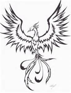 229x299 Phoenix Rising From Ashes Coloring Page