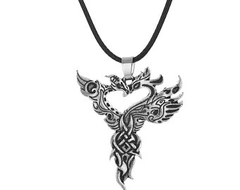 340x270 Phoenix Pendant Etsy