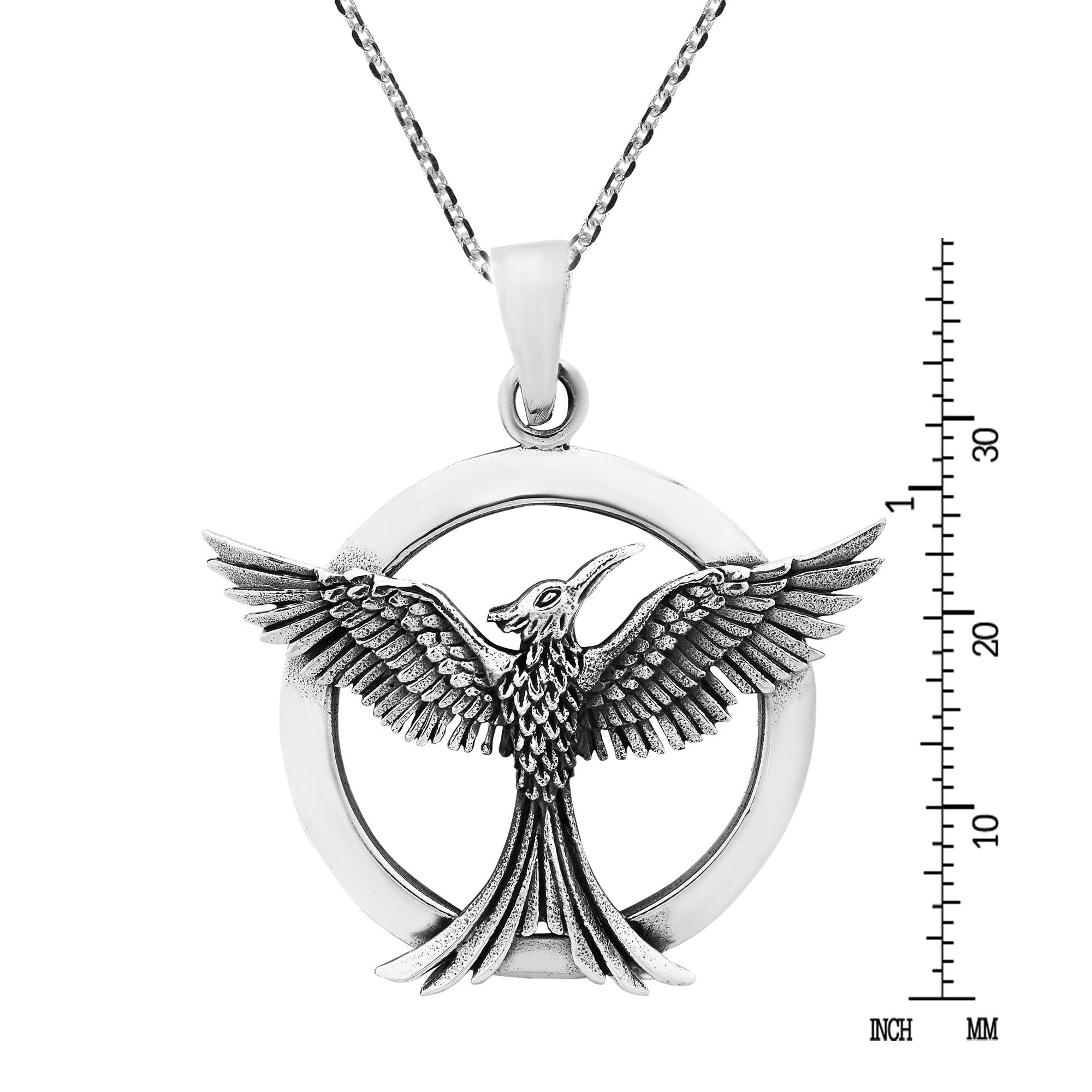 2000x2000 Shop Handmade Rising Phoenix Reborn Sterling Silver Necklace