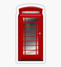 210x230 Phone Booth Drawing Stickers Redbubble