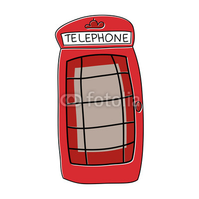 400x400 Phone Boothlondon Vector Drawing