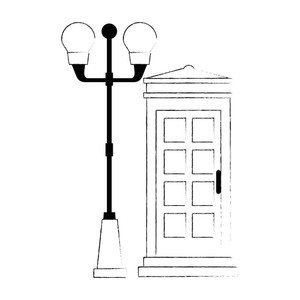 300x300 Decorative Money Box Classic British Red Phone Booth Royalty Free