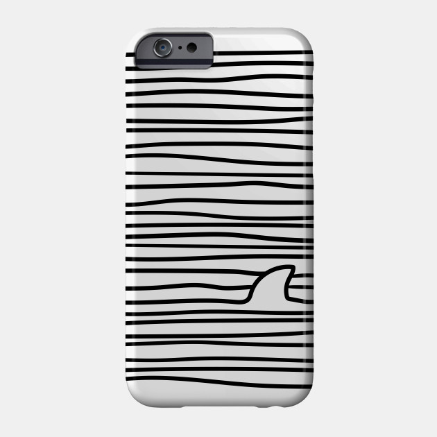 630x630 Minimal Line Drawing Simple Unique Shark Fin Gift Women Men Boys