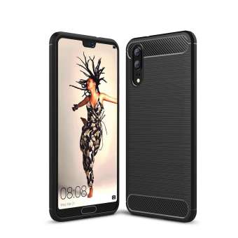 340x340 Phone Case Carbon Fiber Wire Drawing Tpu Phone Protection Cover
