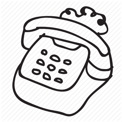 512x512 Doodle, Drawing, Electronics, Gadget, Hand Drawn, Phone, Retro Icon