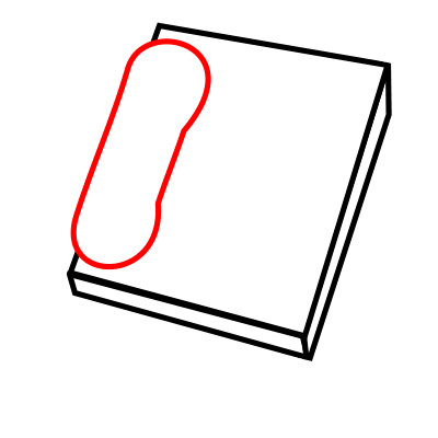 400x400 How To Draw A Phone Drawing A Cartoon Telephone Calendar Alimy Us