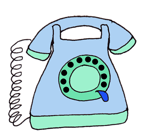 500x468 How To Draw A Retro Rotary Phone In Six Steps Learn To Draw