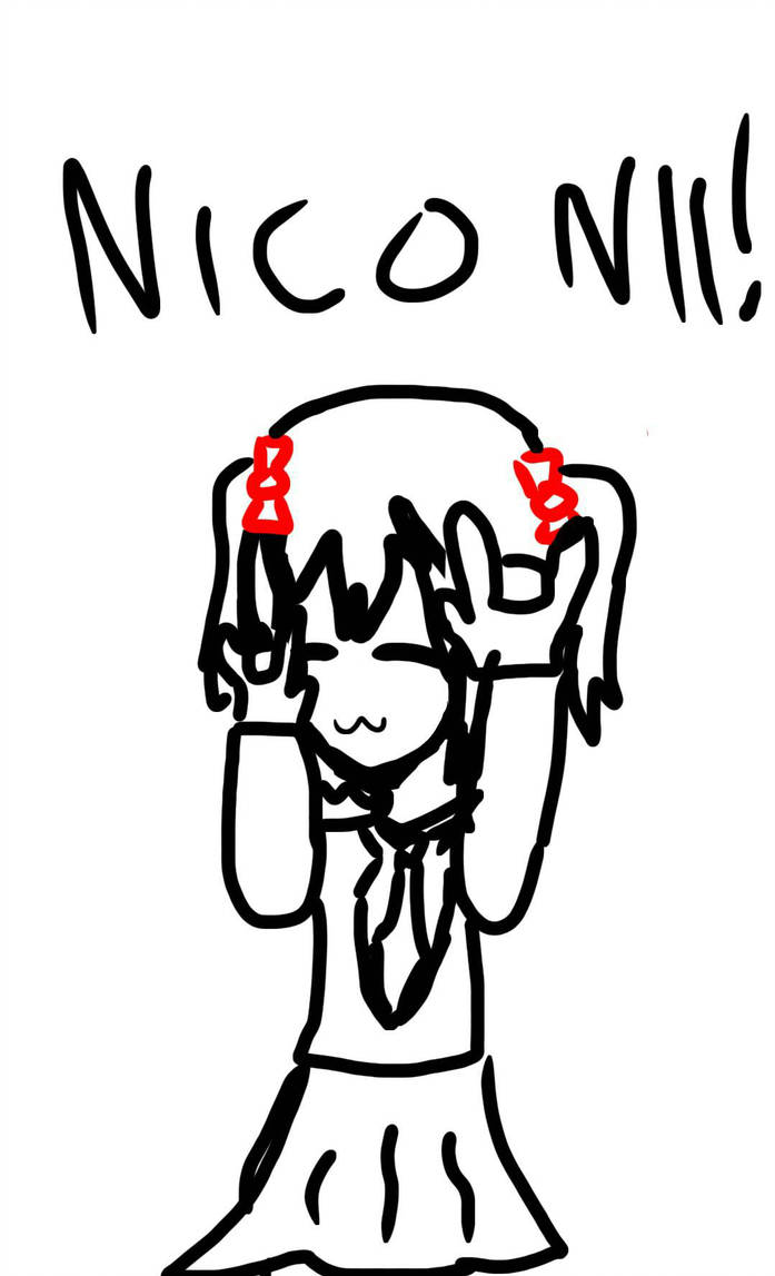 697x1147 Drawing Nico Yazawa On Phone
